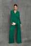 Traje Evento Brighton Verde Total Look americana blazer chaqueta pantalón largo frontal 