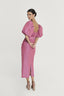 Sabela Pink Midi Dress