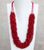 Collier court en vermello rouge