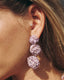 Boucles d'oreilles Orballo Longues Violettes