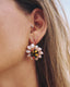 Multicolor Flower Shell Earrings