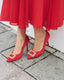 Kiara Red Court Shoes